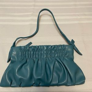 Victoria’s  Secret Women’s Blue Zippered  Closure Bag with Removable Strap